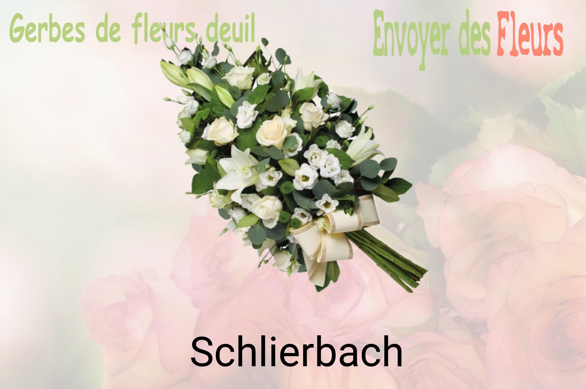Gerbe de fleurs de deuil livrée à Schlierbach